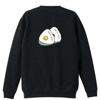 テニス トレーナー スウェット メンズ レディース ジュニア 裏パイル 練習着 おもしろ 名入れ おしゃれ 文字入れ無料 綿100% キッズ 大きいサイズ 「テニスボール in おにぎり」 アートワークスコウベ 【送料無料】