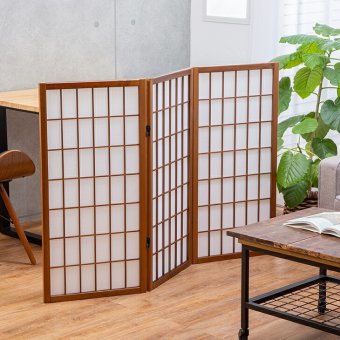 NEW 障子スクリーン 3連 目隠し 低い 衝立 ついたて 間仕切り パーテーション 屏風  障子 和モダン 和風 室内 リビング インテリア ジャパンディ　送料無料