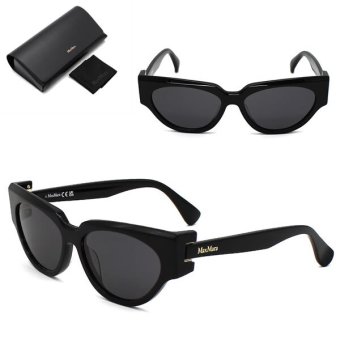 マックスマーラ サングラス MAX MARA MM0139/S 01A 55 サングラス グローバルフィット MM0139-01A-55 ブラック グレー ユニセックス