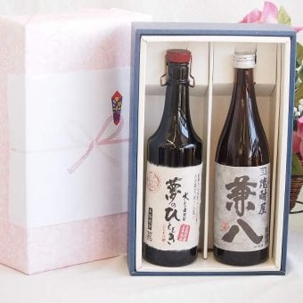 プレミアム焼酎 夢のひとときギフトボックス ５年熟成長期貯蔵麦焼酎夢のひととき30°(大分県)720ml麦焼酎兼八25°(大分県)720ml