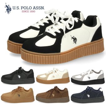 レディース スニーカー ローカット 厚底 靴 クリオージョ ユーエスポロアッスン U.S. POLO ASSN. PL00813