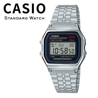 箱なし カシオ 腕時計 メンズ レディース デジタル シルバー メタル レトロ クラシック ストップウォッチ アラーム LEDライト 軽量 海外モデル 逆輸入 プレゼント ギフト 成人 卒業 入学
