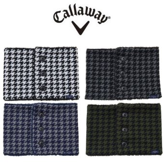 キャロウェイ ゴルフ メンズ 千鳥柄ネックウォーマー (MENS) 2025年発売 Callaway Golf C25298101 お誕生日祝い お祝い 記念品 お父さん 父の日 彼氏 男性 30代 40代 50代 60代 還暦祝い 敬老の日 人気プレゼント プレゼント
