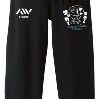 サッカー スウェットパンツ メンズ レディース キッズ 裏パイル スエット ルームウェア スポーツ ジャージ 綿100 長スボン 名入れ おしゃれ 文字入れ無料 「ゆめでもサッカー」 アートワークスコウベ 【送料無料】
