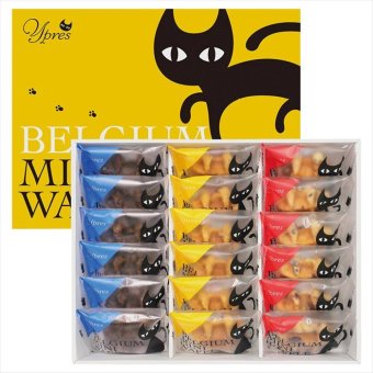 送料無料 お歳暮　 イーペルの猫祭り ベルギーミニワッフル YJ-BWW12 ※11/2以降の出荷予定となります。北海道・沖縄・離島は配達不可 全国送料無料 お歳暮ギフト 早割 お歳暮2026 御歳暮 御見舞 お見舞い お取り寄せ グルメスイーツ