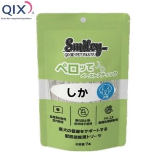QIX キックス Smiley スマイリー 犬用おやつ ペロッて しか 7本入り