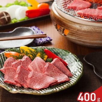 松阪牛 肩ロース 焼肉用 ギフト 400g入 牛肉 冷凍 焼き肉用 スライス カタロース