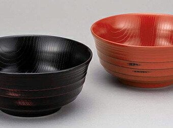 山中塗　根来・曙丼ペア インテリア 漆器 盆 カタログギフト 景品 粗品
