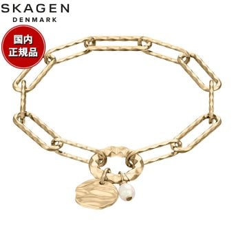 スカーゲン SKAGEN Agnethe Pearl アクセサリー ブレスレット ゴールドトーン レディース SKJ5027710