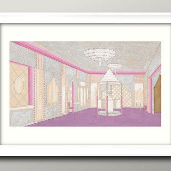 日本製 ウィノルド リース A3 サイズ ポスター アート おしゃれ 絵画 インテリア 北欧 イラスト マット紙 艶消し アートパネル 額 フレーム デザイン 壁掛け ギフト 新築祝い ディスプレイ  速達 送料無料