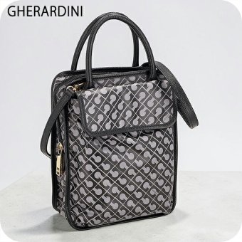 ゲラルディーニ ショルダーバッグ レディース ブランド GHERARDINI Italy GHB0102 GRANI グレー/ブラック