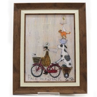 Sam Toft アートフレーム パックインスタック st-05842 絵画 ギフト アート おしゃれ 北欧 お部屋 動物 アニマル