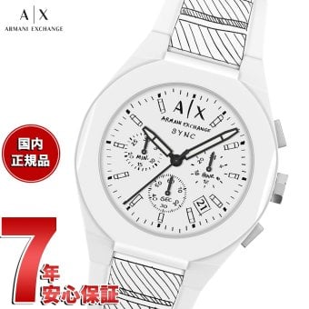 A|X アルマーニ エクスチェンジ ARMANI EXCHANGE 腕時計 メンズ クロノグラフ SYNC シリコン AX4175【2026 新作】