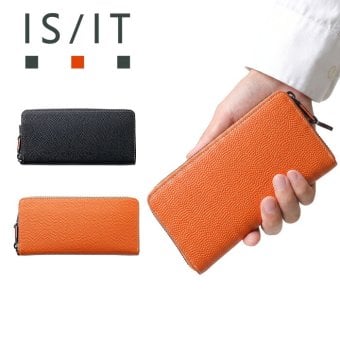 isit ダンク ラウンドファスナー長財布 カード段13 951614