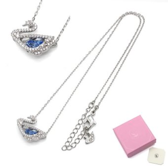 SWAROVSKI スワロフスキー ネックレス 5533397 Swan アクセサリー ブルー シルバー