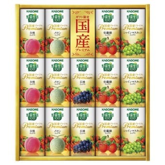 お歳暮・冬ギフト カゴメ 野菜飲料ギフト [国産プレミアム] (紙容器) No30 (YP-30S) ※送料無料(北海道・沖縄・離島への配送不可)