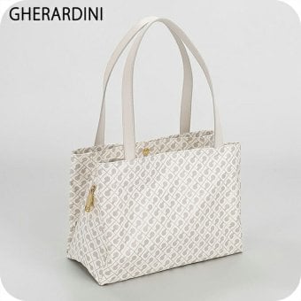 ゲラルディーニ トートバッグ レディース ブランド GHERARDINI Italy GH0222 COCON オフホワイト