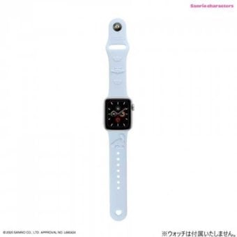Apple Watch バンド シナモロール サンリオ キャラクターズ 交換ベルト シリコン 38mm 40mm 41mm 対応 おしゃれ かわいい 替えベルト アップルウォッチ ベルト スポーツ 柔らかい 耐久性 サンリオ正規ライセンス品