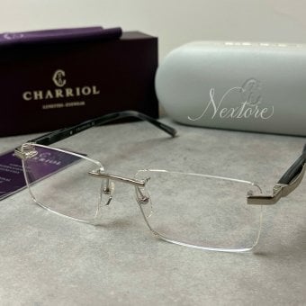 【並行輸入品】【正規品・新品】CHARRIOL シャリオール PC75112 C02 フランス製 リムレス サングラス メガネ 眼鏡 メンズ レディース 伊達メガネ ビジネス 普段使い おしゃれ プレゼント ギフト クリスマス 送料無料