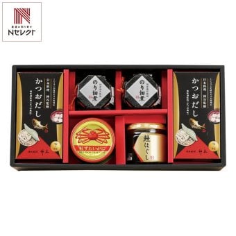 日本料理 神谷 監修 海の恵 詰合せ ギフトセット 4種 計6点入 だし 佃煮 鮭ほぐし 詰め合わせ【北海道・沖縄県・離島 配送不可】