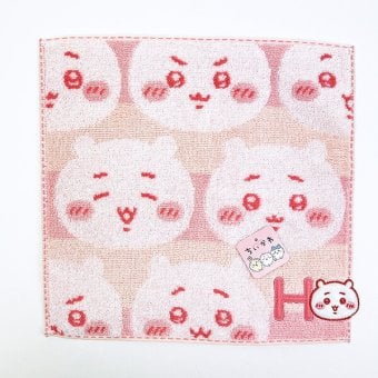 ちいかわ イニシャル タオルハンカチ(H)