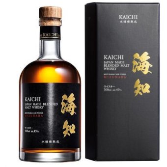 海知 KAICHI WHISKY 水楢樽熟成 500mL 43度