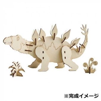 キーフック ステゴサウルス 恐竜 木製 インテリア 雑貨 おしゃれ 壁掛け 鍵かけ 収納 フック 子供部屋 玄関 デスク周り アレンジ可能 天然木 置物 オブジェ ギフト プレゼント セトクラフト
