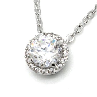 スワロフスキー SWAROVSKI ネックレス ペンダント アクセサリー 5567931 アンジェリック ラウンド Angelic Round シルバー＋クリア