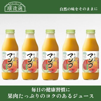 「身体に優しい」順造選ジュース　南国の味マンゴ　500ml×５本セット