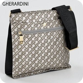 ゲラルディーニ ショルダーバッグ レディース ブランド GHERARDINI Italy GH0267 ARGSU グレー/ブラック