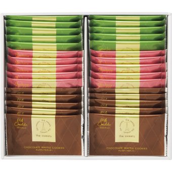 the sweets チョコワッフルクッキー(30枚) ／クッキー クッキー・焼き菓子 スイーツ・お菓子 食品 結婚祝い プレゼント ギフト 結婚内祝い 出産祝い 出産内祝い 送料無料 2026 送料無料 ギフト プレゼント プチギフト 内祝い 快気祝い 出産祝い 結婚祝い 引出物 新築祝い お返し
