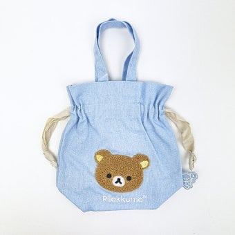 リラックマ 相良刺繍巾着 バッグ
