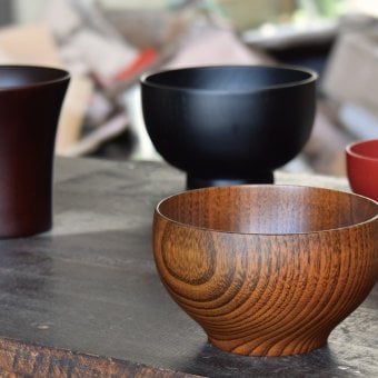 【国産木製お椀】Rev.汁椀ペアセット【箱入り】食洗器可 木の器 280ml 手作り 天然木 お椀 器 食器 天然素材 木製 プレゼント ギフト 贈り物 父の日 母の日 誕生日 記念日 ペアセット 食洗器ＯＫ