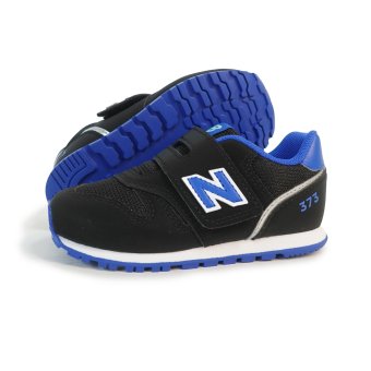 ニューバランス new balance 373 スニーカー 子供靴 ベビー シューズ 運動靴 靴 出産祝い 男の子 NB I373 9Y3 W ブラック/ブルー 運動会 通園 遠足