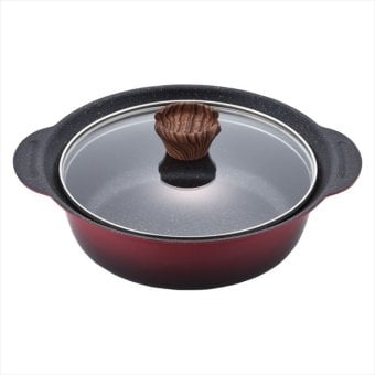彩食庵 IH対応フチ付卓上鍋21cm MB-2058  内祝 内祝い お祝 御祝 記念品 出産内祝い プレゼント 快気祝い 粗供養 引出物