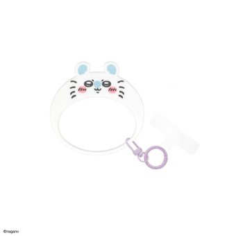 ちいかわ マルチリングプラス モモンガ スマホ リング ストラップ シリコン ブレスレット 落下防止 カラビナ アクセサリー キャラクター グッズ CK-109D