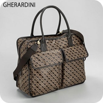ゲラルディーニ ハンドバッグ レディース ブランド GHERARDINI Italy GHB0246 TOFFE ブラウン/ダークブラウン