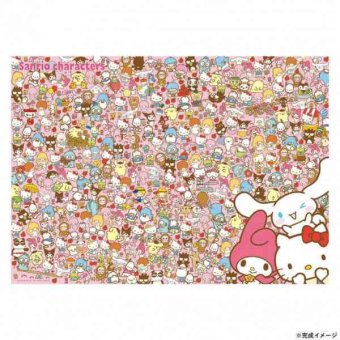 サンリオ ジグソーパズル 600ピース 大好きなサンリオキャラクターズをさがそう 66-221 キャラクター グッズ パズル 子供 大人 おもちゃ 知育玩具 室内遊び プレゼント ギフト サンリオ正規ライセンス品