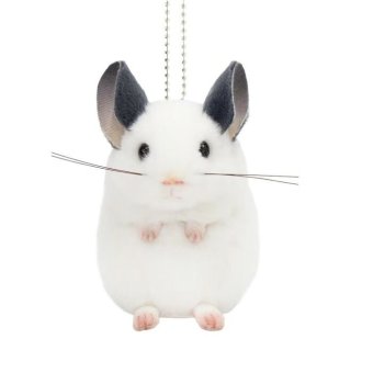 吉徳 チンチラ マスコット ぬいぐるみ 10cm ふわふわ 小動物 アニマル 人形 キーホルダー マスコットチャーム 癒し グッズ 子供 大人 ギフト プレゼント 誕生日 贈り物