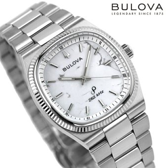 ブローバ スーパーセビーユ プレシジョニストクォーツ 腕時計 ブランド メンズ BULOVA 96A344 アナログ マグネサイト 白