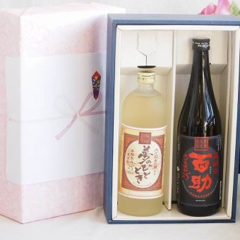 プレミアム焼酎 夢のひとときギフトボックス 熟成麦焼酎 夢のひととき25°(大分県)720ml麦焼酎高精白 百助25°(大分県)720ml
