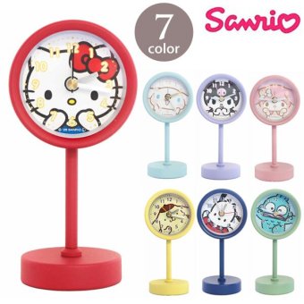 スタンドクロック サンリオ 定形外 送料無料 SNR011 時計 置時計 ウォッチ キティ シナモロール クロミ マイメロディ ポムポムプリン ポチャッコ ハンギョドン デスク用 かわいい ギフト