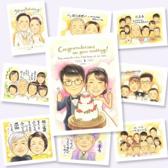 ウェルカムボード 似顔絵 贈り物 名入れ プレゼント 手描き ギフト 結婚式 婚礼 ウェディング 結婚祝い ウェルカムボード カップル 両親 新郎 新婦 修正無料 下書き確認 名入れ そっくり かわいい 一生もの 親孝行 思い出 一生もの ウェディング ブライダル 披露宴 引っ越し 色紙 贈答品 感謝 バレンタインデー クリスマス 古希祝い 記念日 闘病中の方への励まし