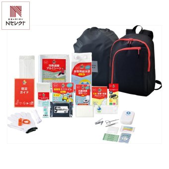 MOSHISONA25点セット デイバッグ型 防災 レインカバー付き 防災セット【北海道・沖縄県・離島 配送不可】