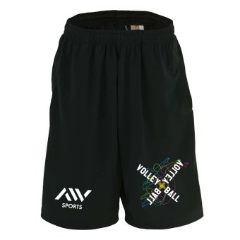 バレーボール ハーフパンツ ドライ メンズ ウェア レディース ジュニア 練習着 短パン 速乾 スポーツ 名入れ おしゃれ 半スボン 文字入れ無料 「ネオンスタイルのクロスVOLLEYBALL」 アートワークスコウベ 【送料無料】