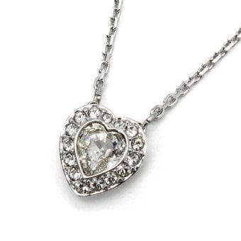 スワロフスキー swarovski ネックレス アクセサリー 5720852 Ariana Grande x Swarovski ハート ペンダント レディース シルバー 海外正規品