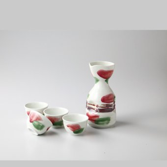 手描き　ほのか酒器揃　磁器 磁器 有田焼 やきものの里から、暮らしを贈ります。　ギフト 食器 セット テーブルウェア