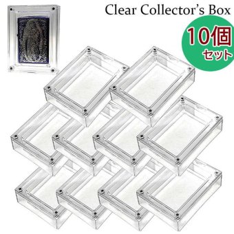 ZIPPO 収納 クリアケース 10個セット ジッポ ライター 透明 コレクションケース おしゃれ コレクターズボックス お得 まとめ買い シンプル 蓋付き ディスプレイ アクリル 小物入れ インテリア
