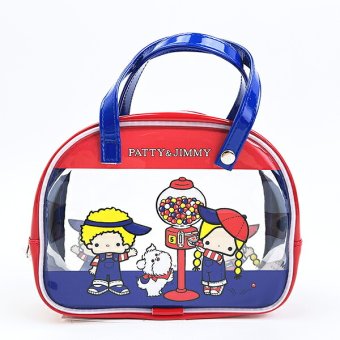 サンリオ パティ＆ジミー ボストンバッグ風ポーチ Sanrio