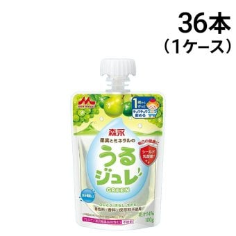 【 送料無料 】 森永乳業  （ 1歳から ） 果実とミネラルのうるジュレ GREEN 100g × 36個 まとめ買い